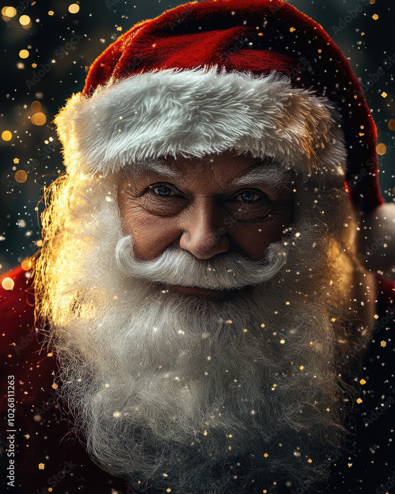 Santa Claus o papá Noel, viajando a llevar regalos a los niños, concepto de Navidad y de celebración en familia. Santa Claus o papá Noel, viajando a llevar regalos a los niños, concepto de Navidad y de celebración en familia.