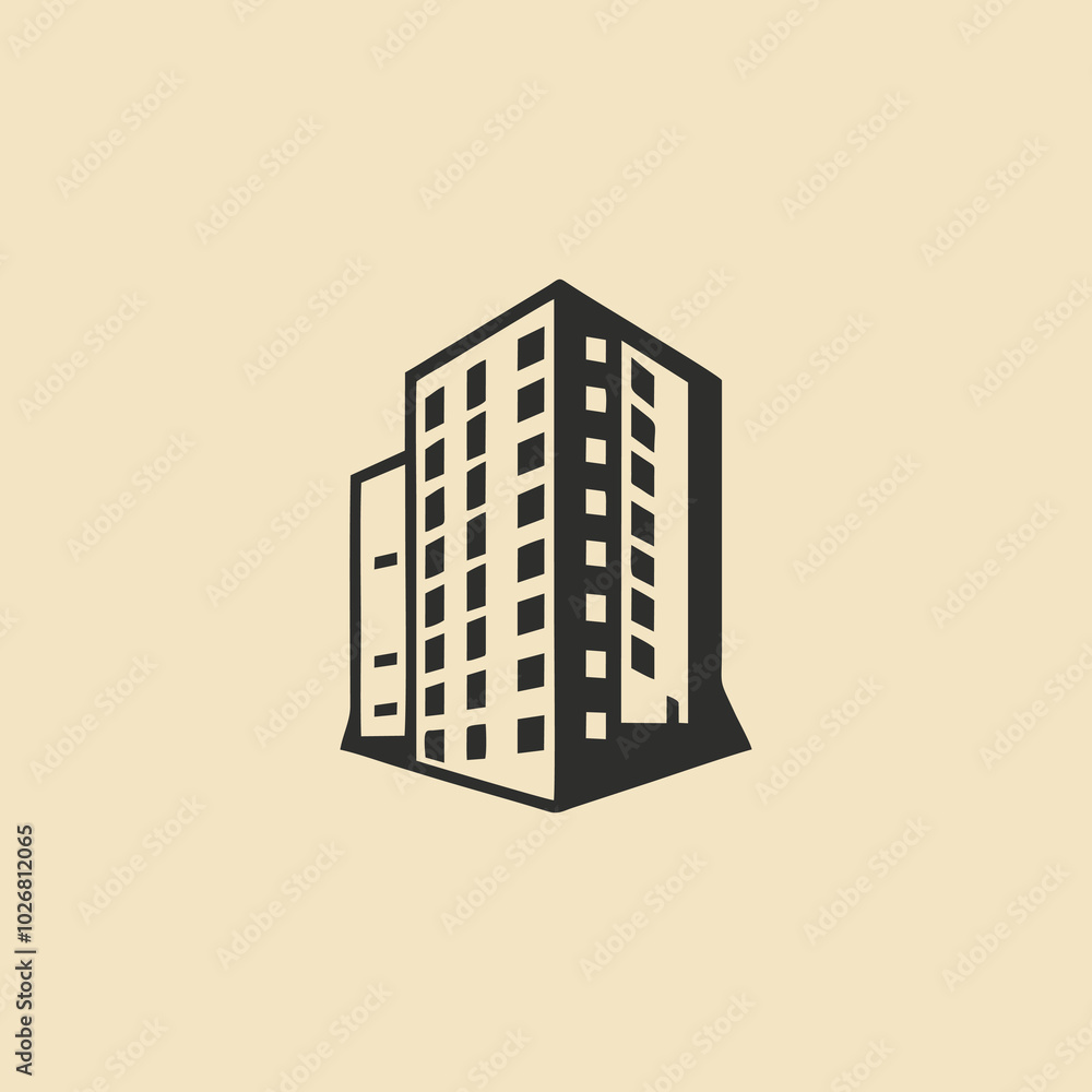 simple apartment design logo simple apartment design logo