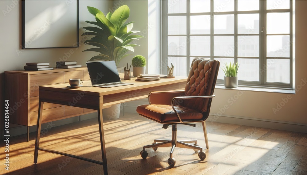 Modern office interior with furniture environment interior Modern office interior with furniture environment interior