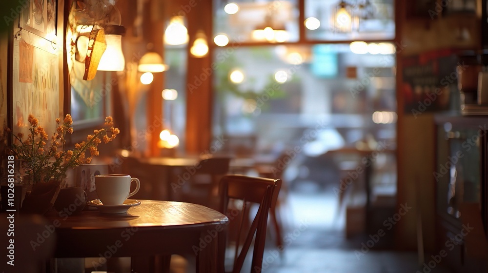 Warm and Inviting Cafe Atmosphere Warm and Inviting Cafe Atmosphere