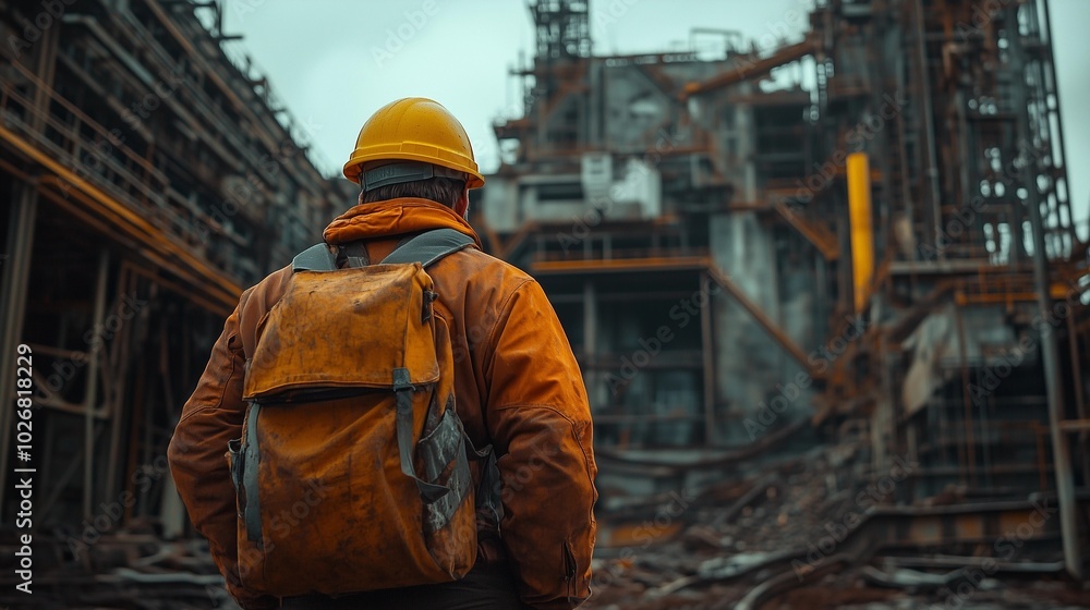 Worker Focused on Completing Tasks in a Professional Work Environment, Depicting Dedication and Productivity in a Job Setting Worker Focused on Completing Tasks in a Professional Work Environment, Depicting Dedication and Productivity in a Job Setting