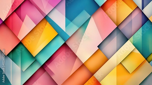 Colorful Geometric Abstract Background Design