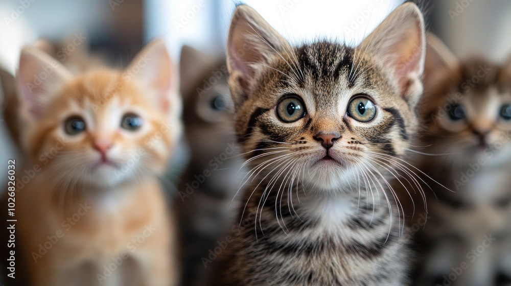 Cute Kittens Looking Up Cute Kittens Looking Up