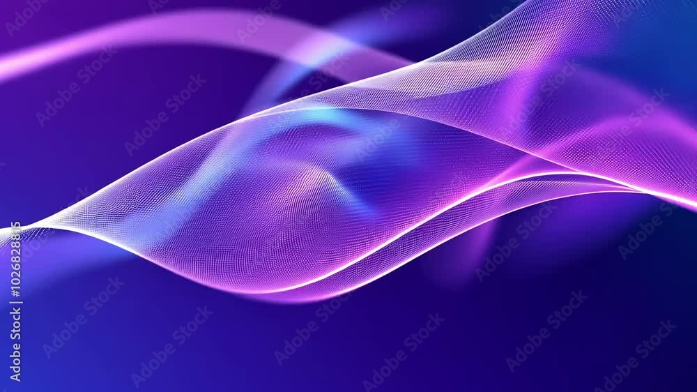 Abstract purple and blue wave background with glowing lines and light effect. Abstract purple and blue wave background with glowing lines and light effect.