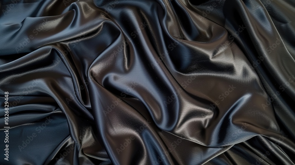Black and Gray Satin Texture - a luxurious and modern visual. The dark fabric texture creates a rich and sophisticated scene. Black and Gray Satin Texture - a luxurious and modern visual. The dark fabric texture creates a rich and sophisticated scene.