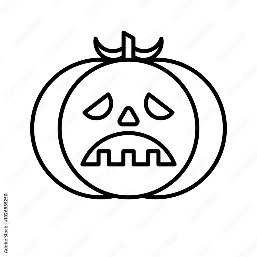 Pumpkin Halloween Icon Pumpkin Halloween Icon