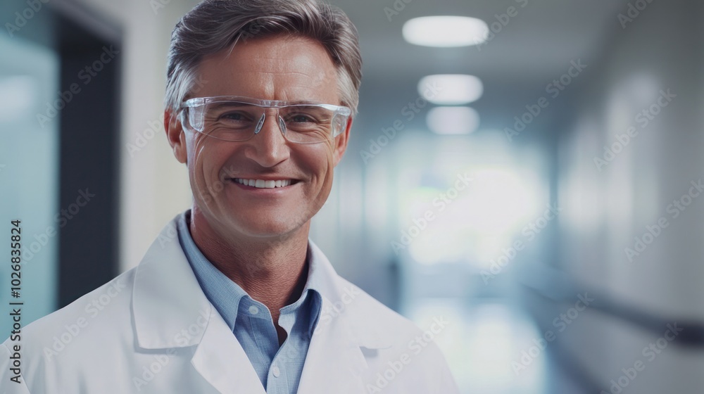 professional doctor in safety uniform, with clear glasses, professional doctor in safety uniform, with clear glasses,