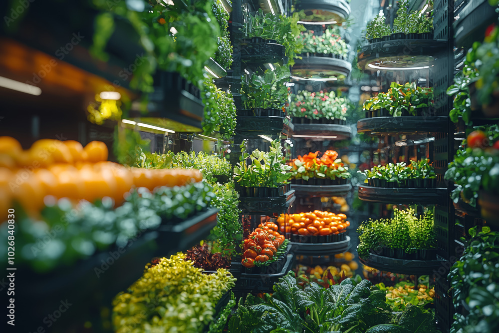 A city planning vertical farms in urban centers to combat food shortages, showing how cities adapt to growing food demands. Concept of urban farming. A city planning vertical farms in urban centers to combat food shortages, showing how cities adapt to growing food demands. Concept of urban farming.