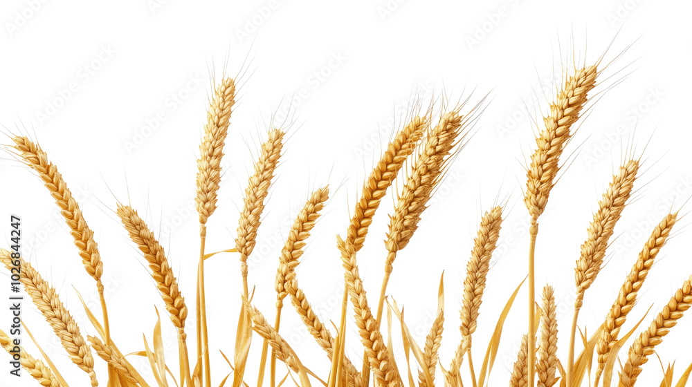 Wheat Field Borders Surround Golden Crops Swaying in the Breeze Generative AI Wheat Field Borders Surround Golden Crops Swaying in the Breeze Generative AI