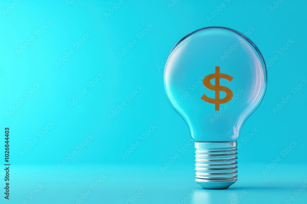 Light bulb filled with coins, symbolizing innovative financial ideas. Light bulb filled with coins, symbolizing innovative financial ideas.