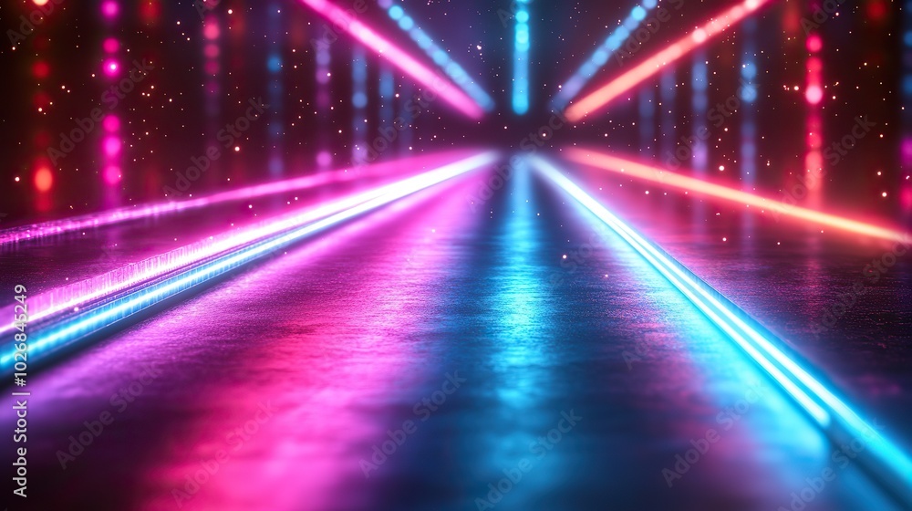 A neon glow pattern of multicolor laser beam lines, symbolizing digital data flow in cyberspace, with a focus on futuristic tech aesthetics. A neon glow pattern of multicolor laser beam lines, symbolizing digital data flow in cyberspace, with a focus on futuristic tech aesthetics.