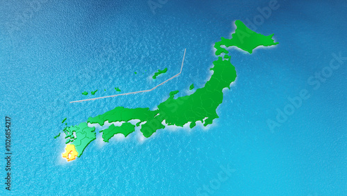 ポップな日本地図　