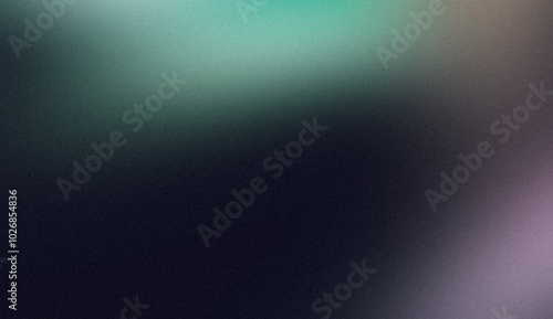 Green purple color wave flow abstract grainy gradient backdrop design, vibrant multicolor flow wave shaped on dark with glowing gradient banner or poster.