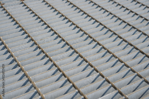 welded wire mesh or steel grating background