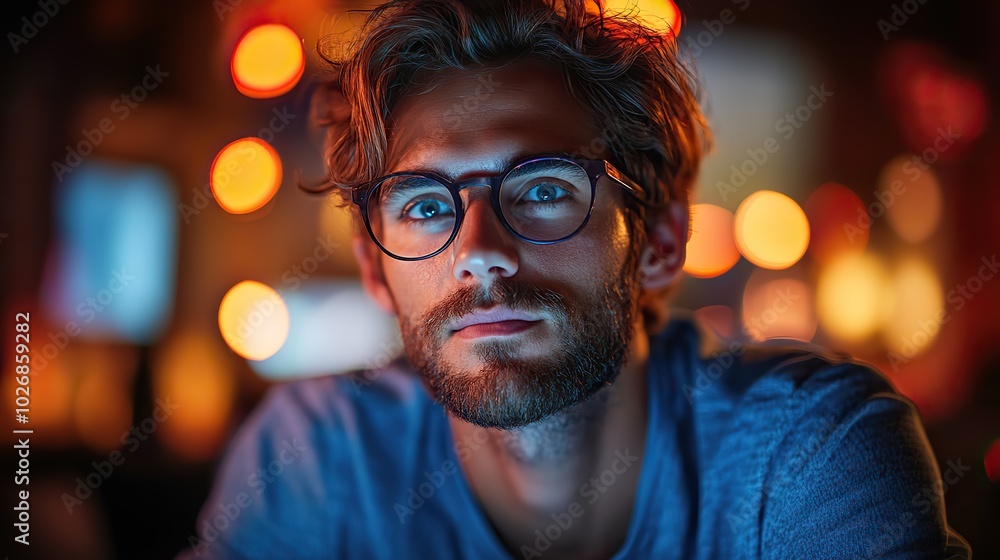 A young man works on a startup late at night, reflecting the dedication and hustle of modern entrepreneurship. A young man works on a startup late at night, reflecting the dedication and hustle of modern entrepreneurship.