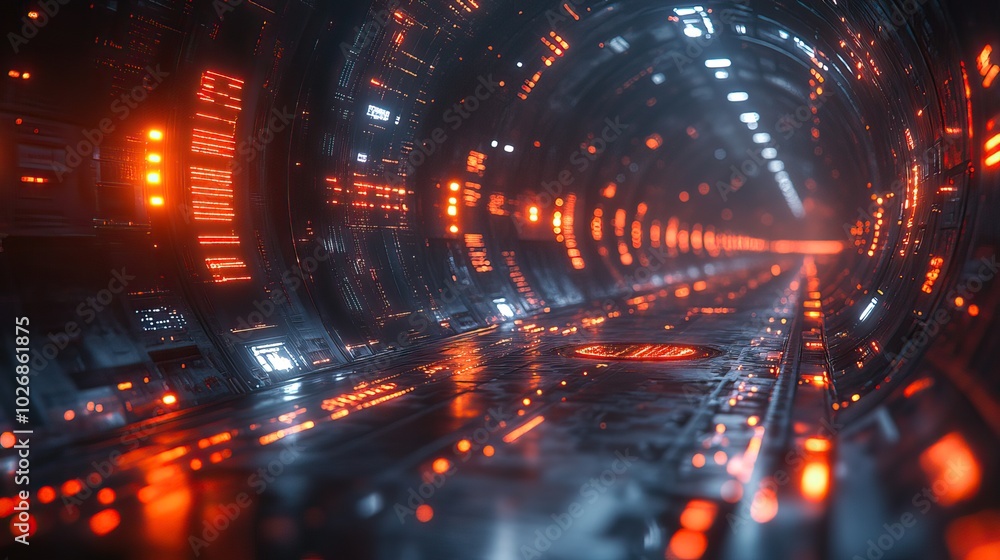 An abstract visualization depicting the future of technology with interconnected futuristic devices, showcasing AI-generated advancements. An abstract visualization depicting the future of technology with interconnected futuristic devices, showcasing AI-generated advancements.