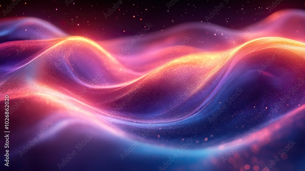 An abstract widescreen background featuring motion-blurred violet, blue, and ultraviolet colors, illustrating a futuristic light design in technology. An abstract widescreen background featuring motion-blurred violet, blue, and ultraviolet colors, illustrating a futuristic light design in technology.