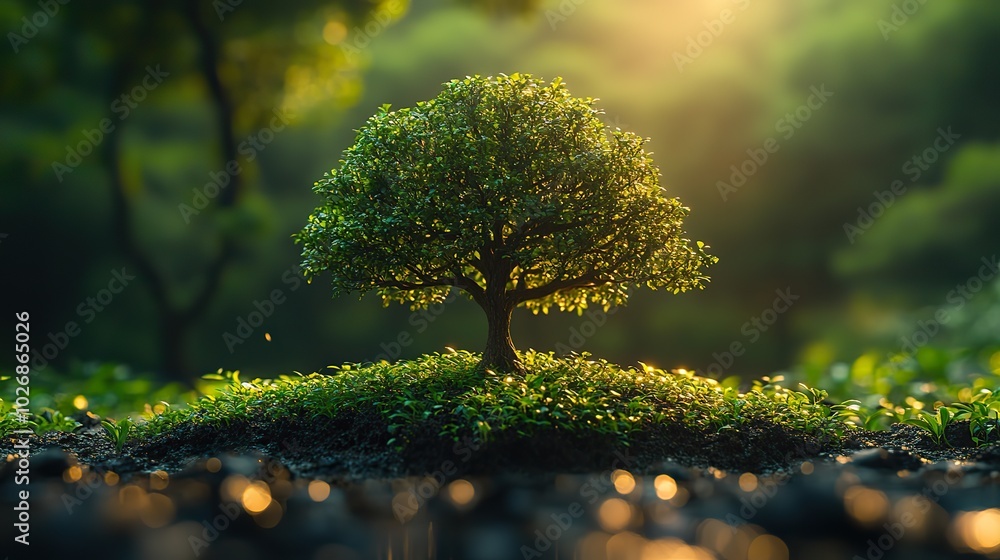 An image of a tree symbolizing technology in sustainability, highlighting the role of nature in promoting eco-friendly technological solutions. An image of a tree symbolizing technology in sustainability, highlighting the role of nature in promoting eco-friendly technological solutions.