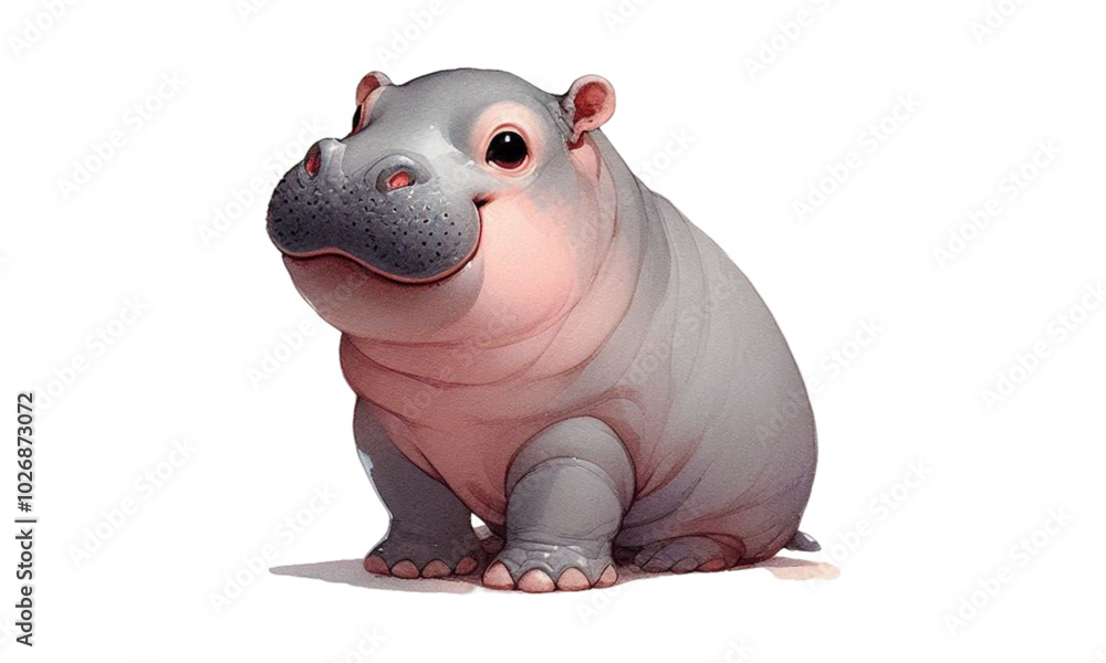 hippopotamus isolated on white hippopotamus isolated on white