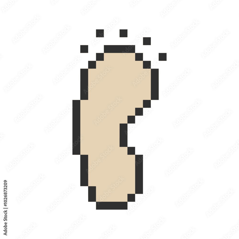 human foot element pixel art human foot element pixel art