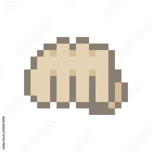 human cute hand pixel art