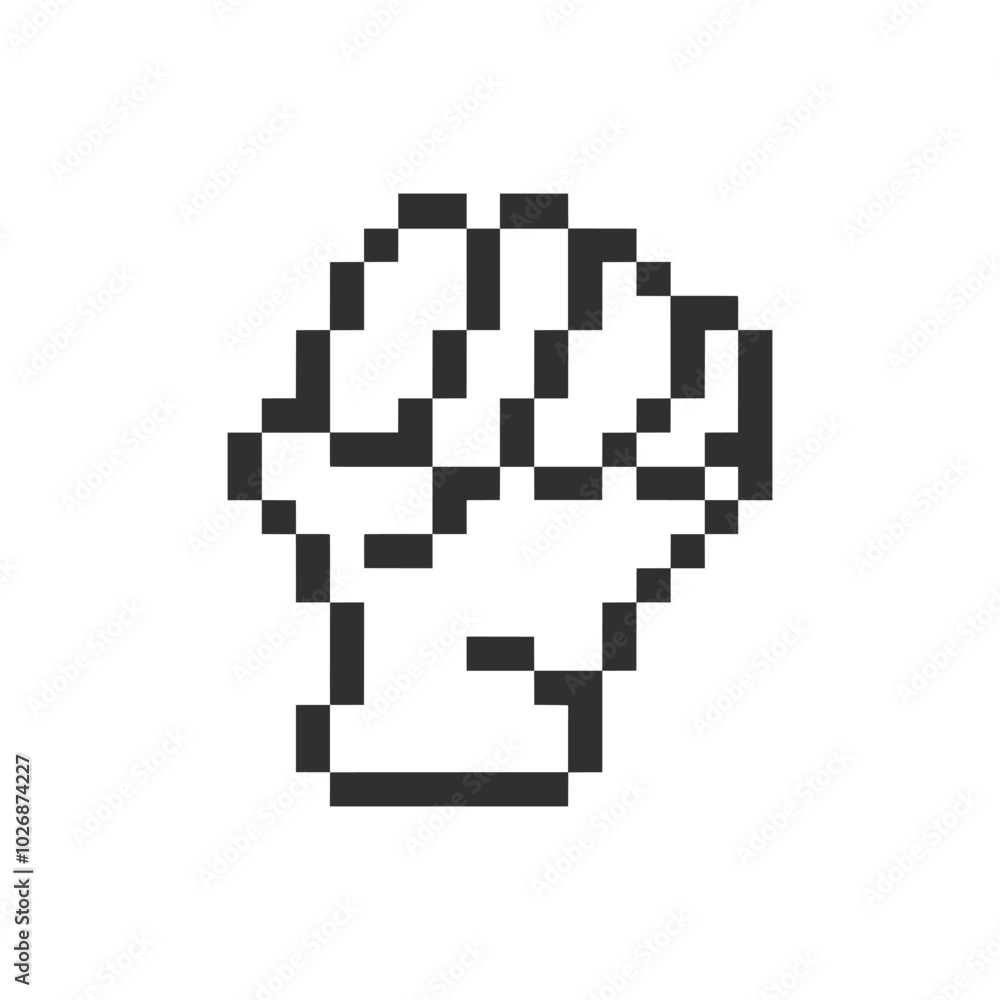 human cute hand pixel art human cute hand pixel art