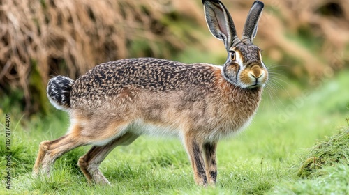 Hare in Grass.