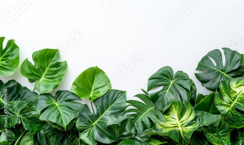 many small philodendron