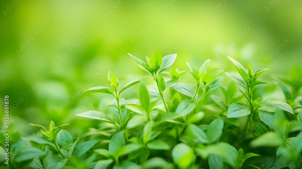Lush Green Foliage in a Healthy,Sustainable Natural Environment Lush Green Foliage in a Healthy,Sustainable Natural Environment