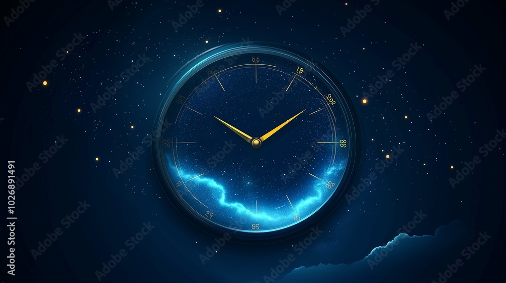 Realistic Infographic of Sleep Cycle Overview