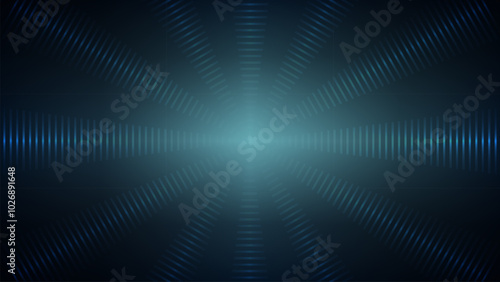Abstract vector background with light source