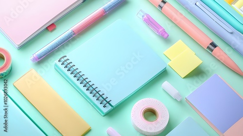 Assorted Stationery Items on a Flat Surface photo