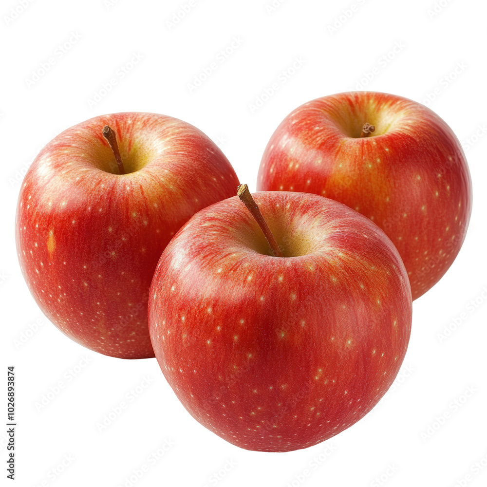 Fresh Red Apples Isolated on White Background Fresh Red Apples Isolated on White Background