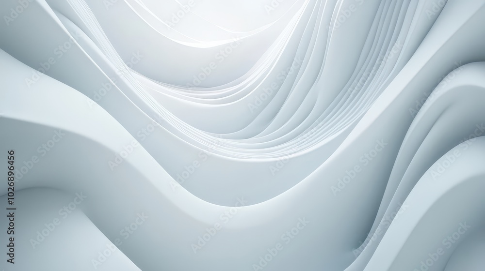 Fototapeta premium Contemporary White and Gray Background for Versatile Presentation and Design Use