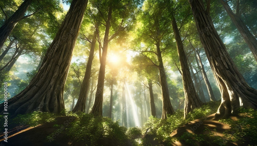 Naklejka premium rays of light