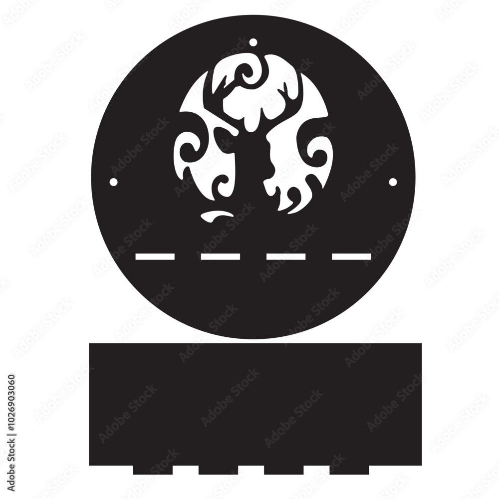 ROUND VECTOR WOODEN WALL SHEL... ROUND VECTOR WOODEN WALL SHEL...