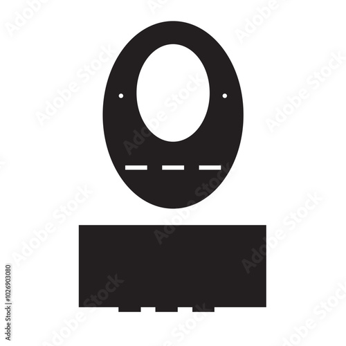 ROUND WOODEN WALL SHELL.eps