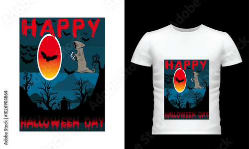 Halloween t-shirt design