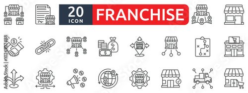 Franchise icon set
