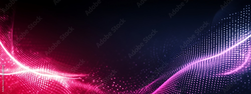 Abstract pink and blue glowing wave background. Abstract pink and blue glowing wave background.