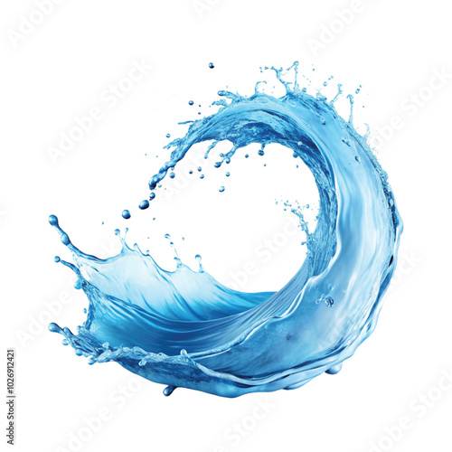 3d water splash or wave png design