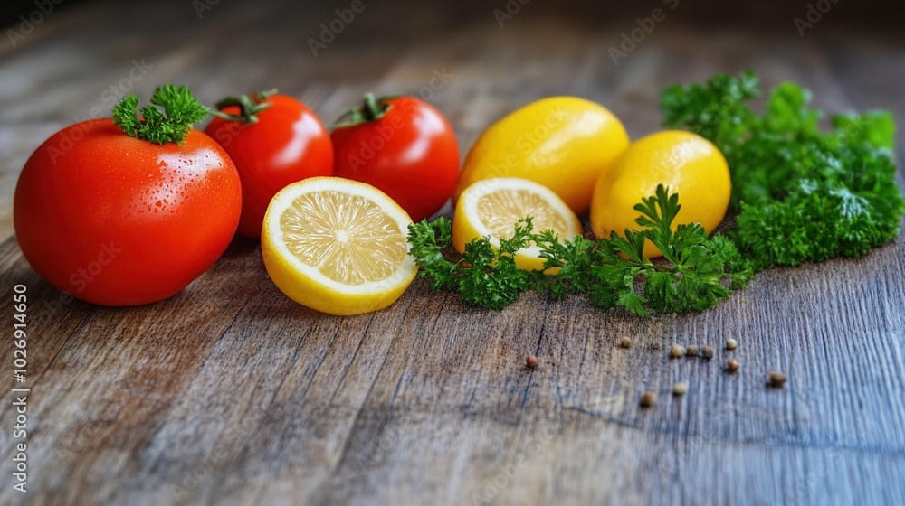 Close-up of vibrant fresh vegetables and fruits on wooden table, symbolizing healthy blood pressure foods, emphasizing natural nutrition and wellness. Close-up of vibrant fresh vegetables and fruits on wooden table, symbolizing healthy blood pressure foods, emphasizing natural nutrition and wellness.