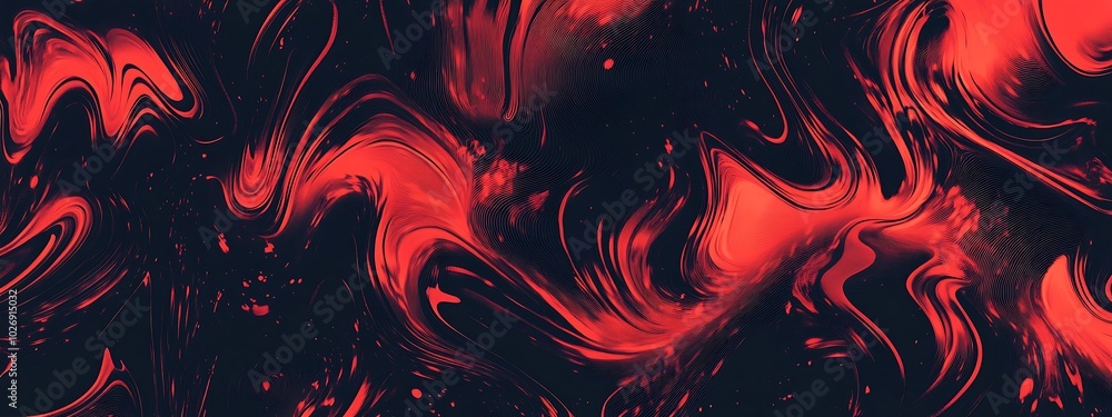 Abstract red and black swirl background. Abstract red and black swirl background.