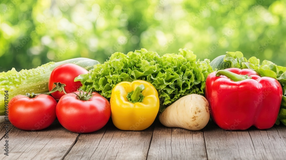 Close-up of vibrant fresh vegetables and fruits on wooden table, symbolizing healthy blood pressure foods, emphasizing natural nutrition and wellness. Close-up of vibrant fresh vegetables and fruits on wooden table, symbolizing healthy blood pressure foods, emphasizing natural nutrition and wellness.