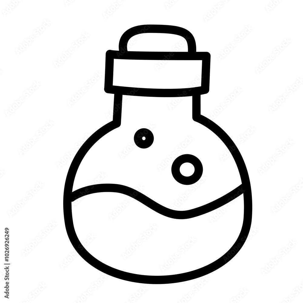 illustration of a magic poison of witch fit for horror halloween theme decoration stickers illustration of a magic poison of witch fit for horror halloween theme decoration stickers