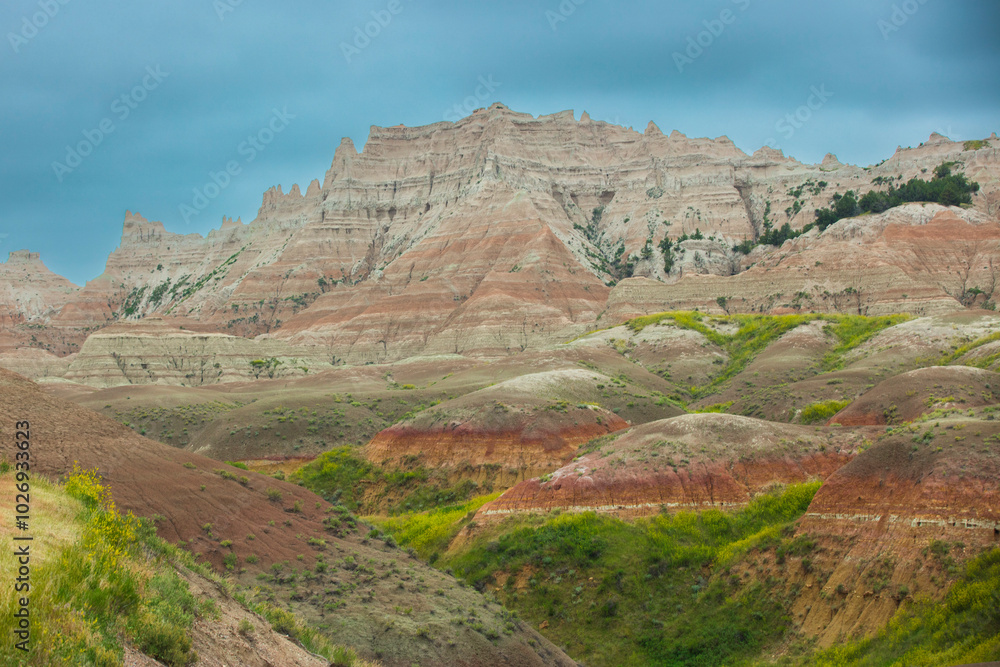 Badlands National Park Landscape Badlands National Park Landscape