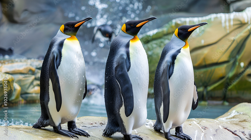 Fototapeta premium Group of penguins
