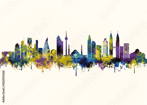 Photography Kuala Lumpur City Skyline