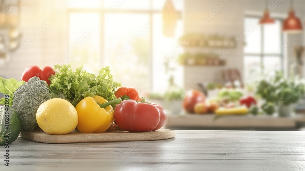 Close-up of vibrant fresh vegetables and fruits on wooden table, symbolizing healthy blood pressure foods, emphasizing natural nutrition and wellness. Close-up of vibrant fresh vegetables and fruits on wooden table, symbolizing healthy blood pressure foods, emphasizing natural nutrition and wellness.