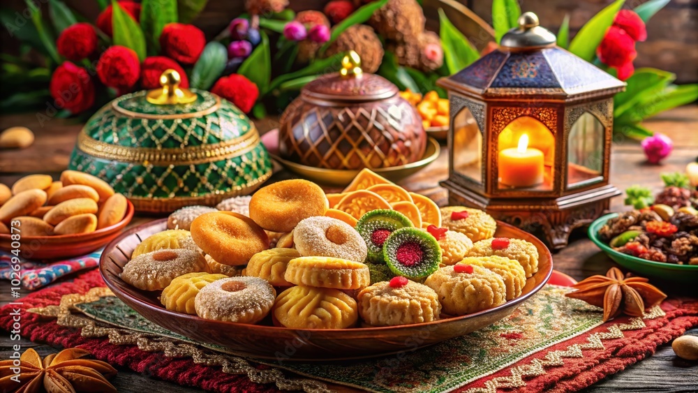 Hand Drawn Indonesian Cookies for Eid Mubarak - Nastar, Putri Salju, Lidah Kucing Vector Art Hand Drawn Indonesian Cookies for Eid Mubarak - Nastar, Putri Salju, Lidah Kucing Vector Art